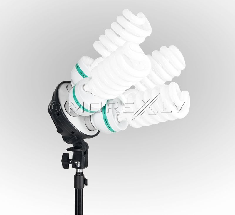 Quadhead 4x85W, Softbokss 50x70cm with Light stand (foto_02478)