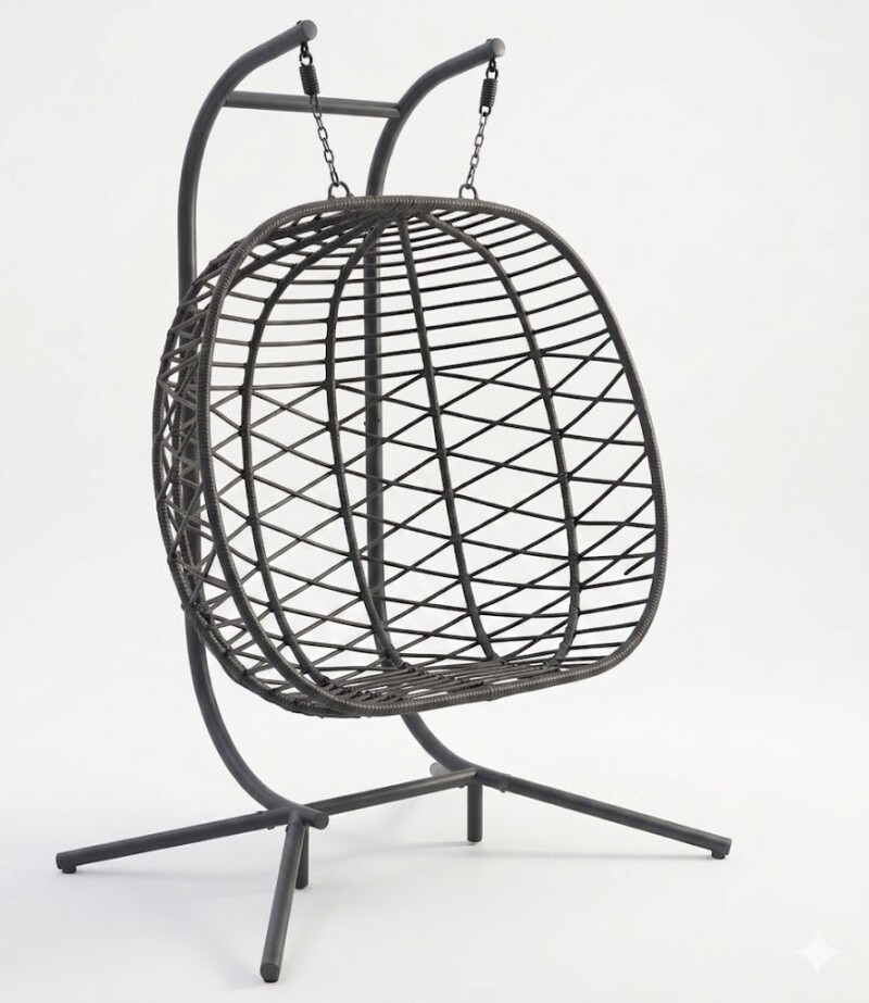 Foldable Hanging Egg Chair EGG-7 with Stand