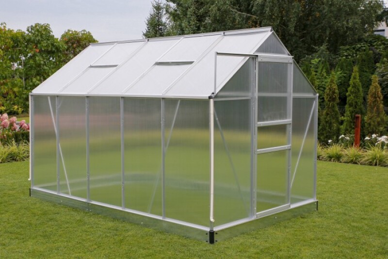 Polycarbonate greenhouse 5.9m² (1.9x3.1m)