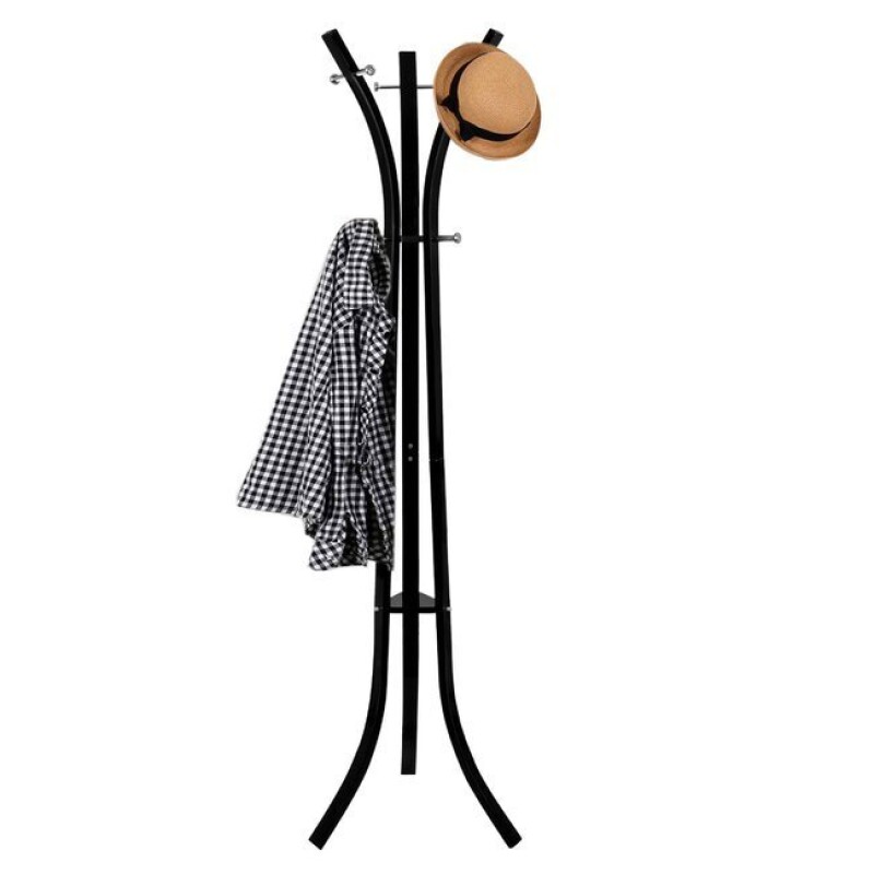 Floor clothes hanger, black Ø 51 x В 180 cm