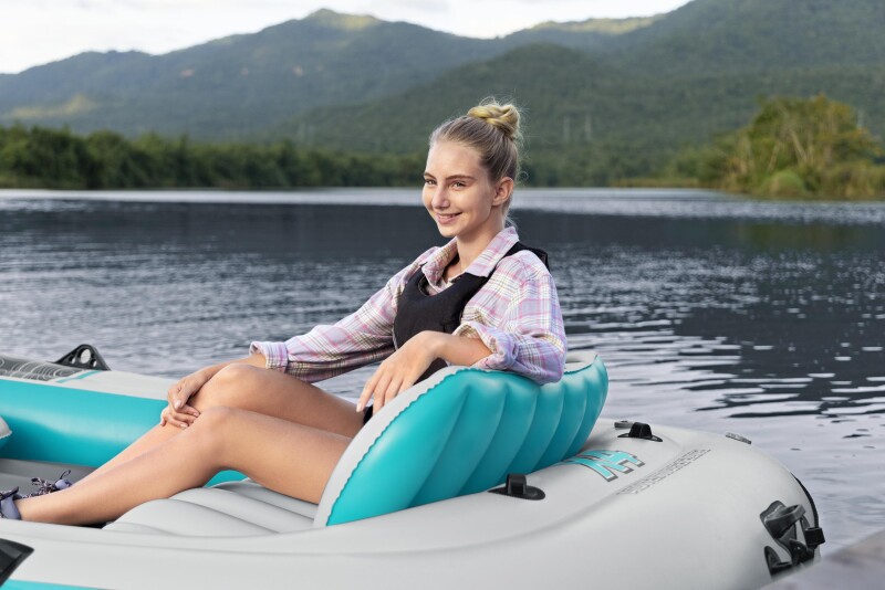 Inflatable 4-seat boat Bestway Adventure Elite X4, 315x165x41,5 cm, 65158