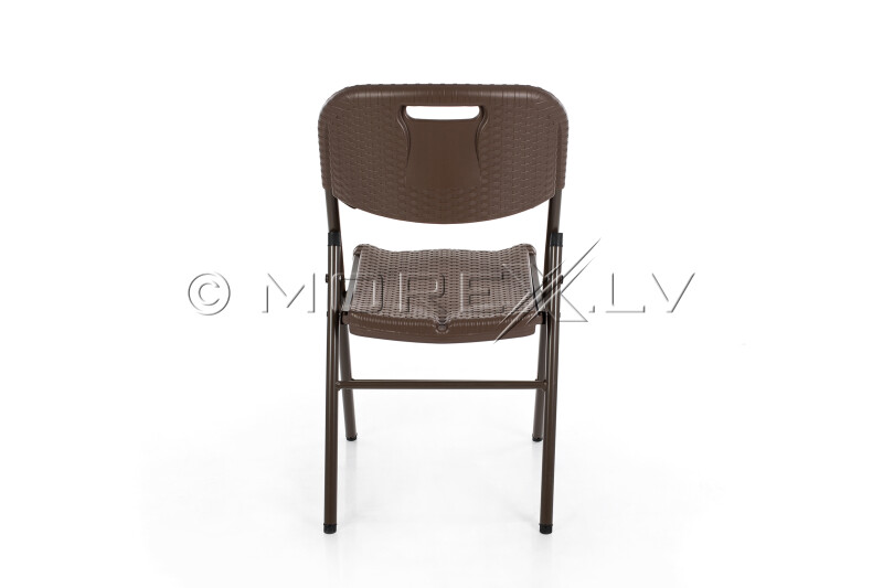 Складной стул с дизайном ротанга, 87x45x50 см