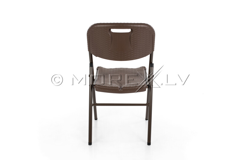 Folding chair with rattan design, 87x45x50 cm