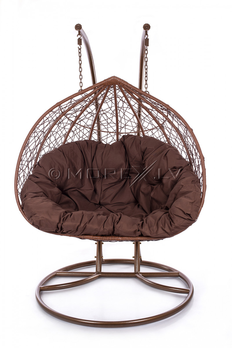 Double hanging egg chair 1144D, on tripod