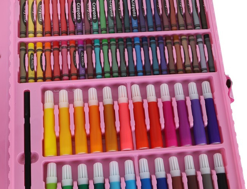 Artistic Painting Set 168pcs + Pink Suitcase