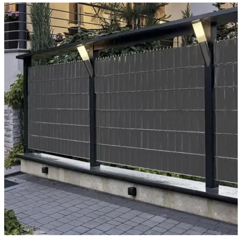 Лента для забора 0,19x35 м 630г/м2, антрацит