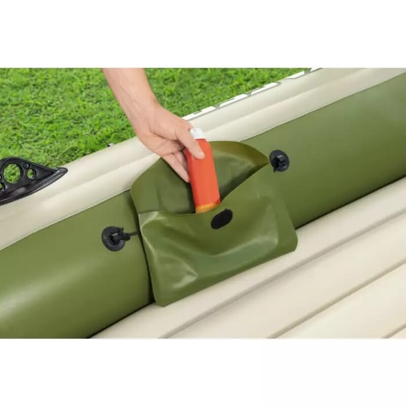 Piepūšamā četrvietīga laiva Bestway Voyager X4 Raft, 350х145x49 cm, 65156