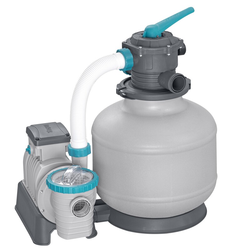Bestway 58486 baseinu smilšu filtrs un sūknis 11355 L, tvertne 36kg