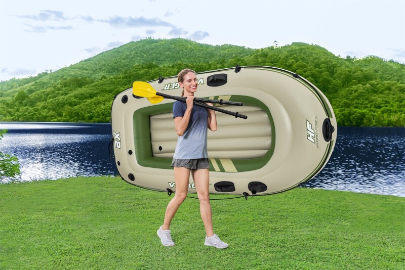 Надувная двухместная лодка Bestway Voyager X2 Raft, 232х118 cm, 65163