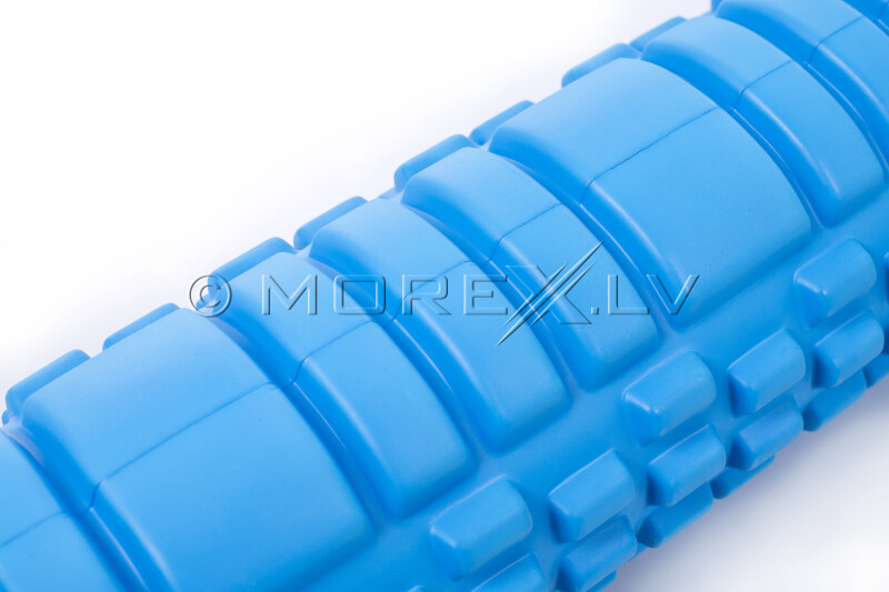 Massage Foam Roller Yoga Roller 14x62cm, blue