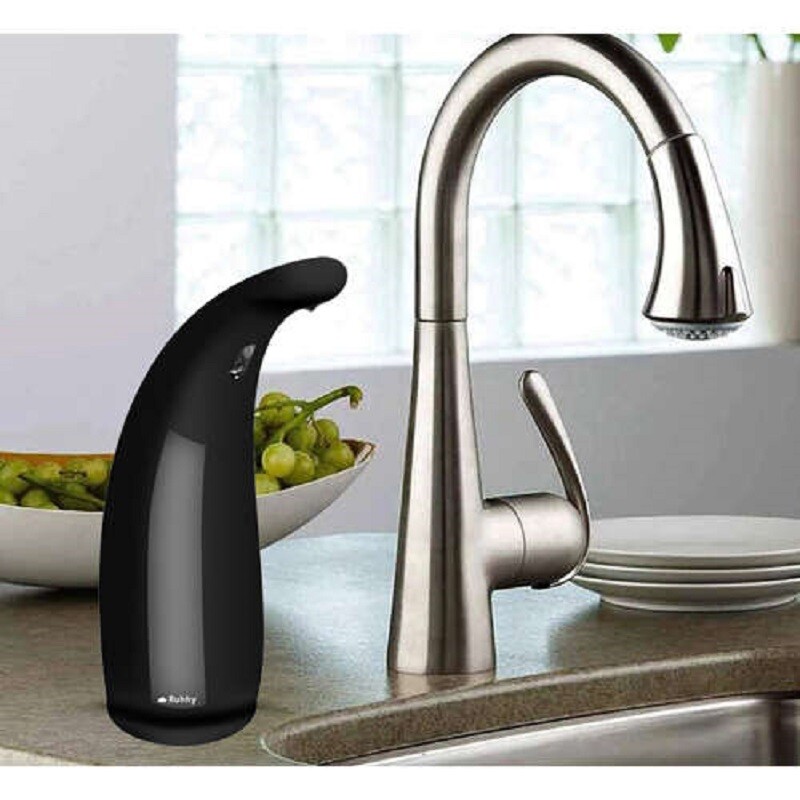 Touchless soap dispenser, black