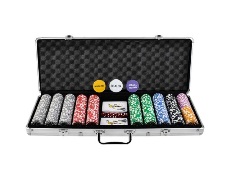 Комплект для покера 500 жетонов + Кейс