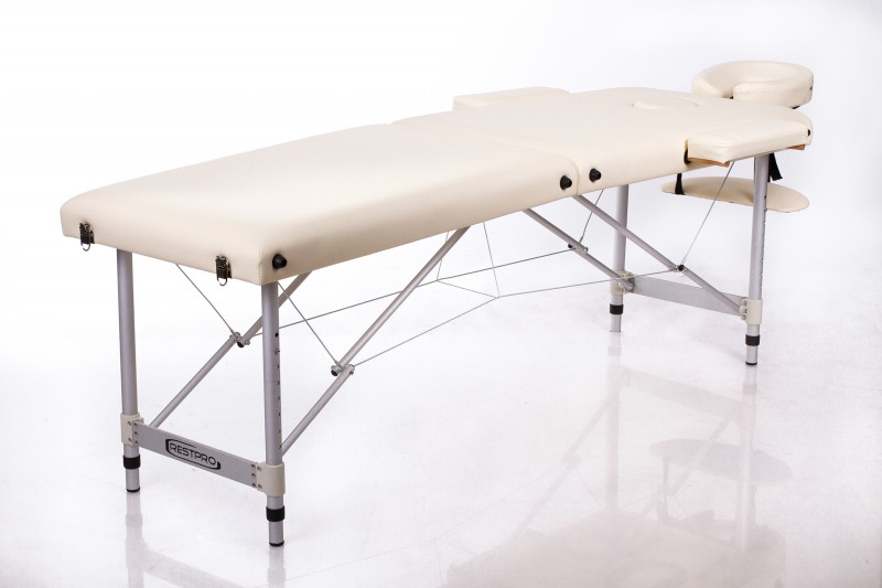 RESTPRO® ALU 2 (S) Cream Portable Massage Table
