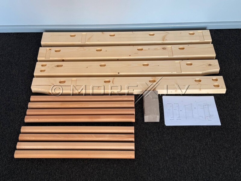 Wooden Swedish Ladder RESTPRO® WOOD 230x65 cm - used for one photo shoot!