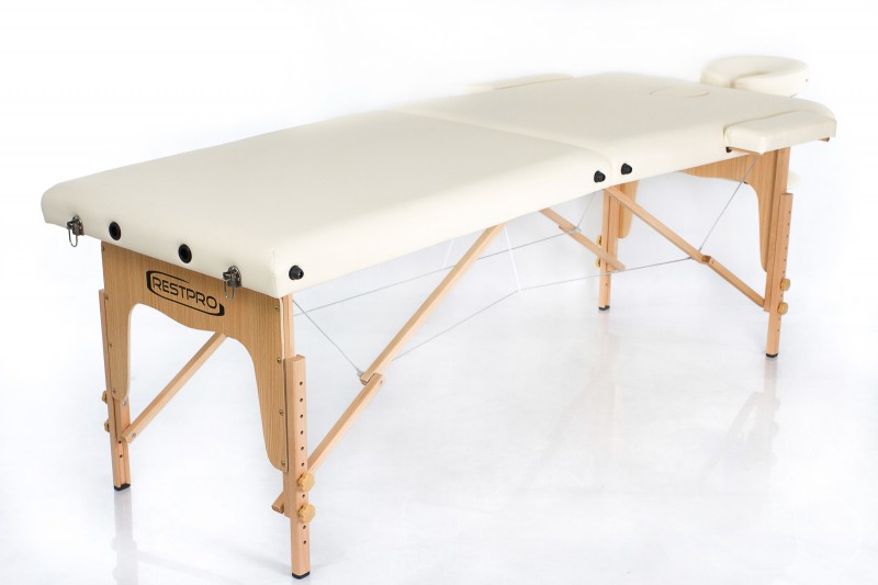Massage Table + Massage Bolsters RESTPRO® Classic-2 Cream