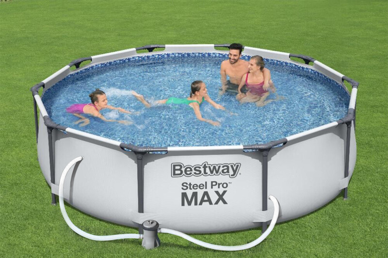 Каркасный бассейн Bestway Steel Pro Max Set 305х76 см, с фильтрующим насосом (56408)