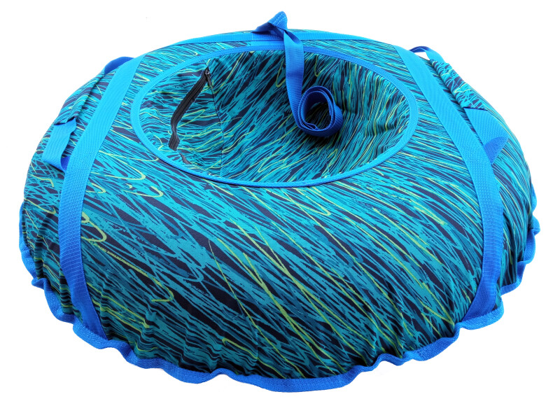 Piepūšamās ragavas “Ocean” 95 cm, Zils-Zaļš, sniega kamera