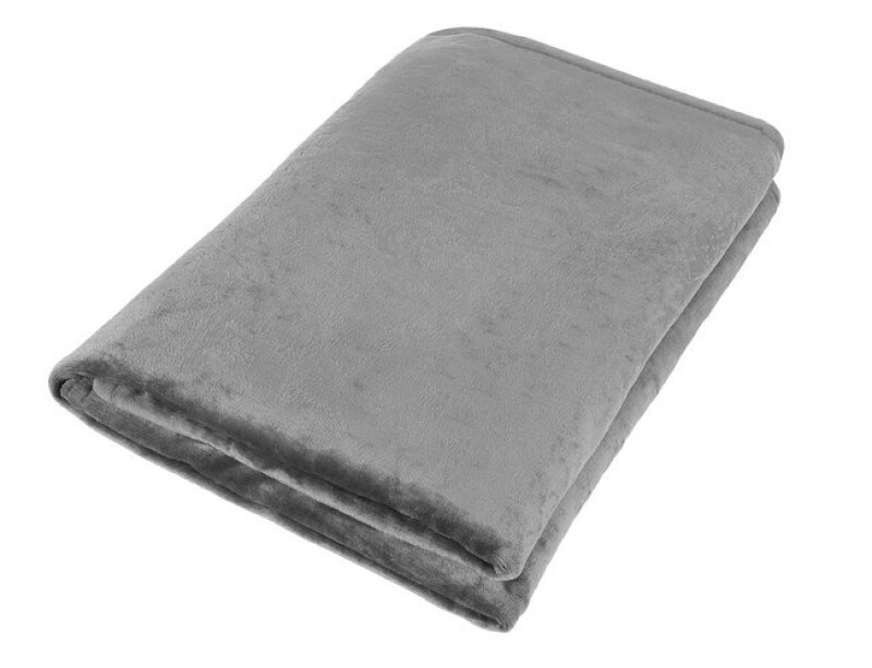 Electric heating blanket 180x130 cm, grey