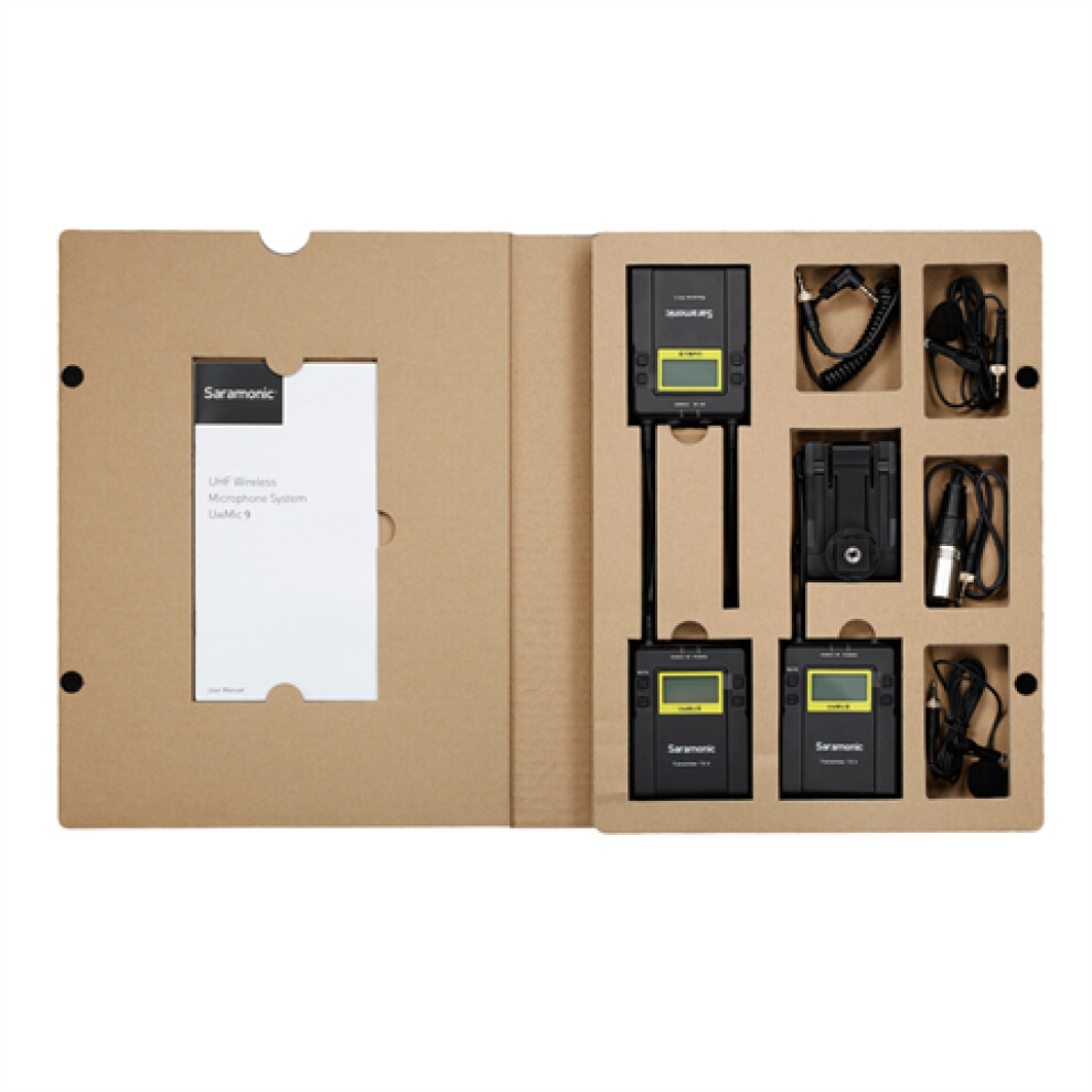 Saramonic Lavalier Microphone Set UwMic9 TX9 + TX9 + RX9 UHF Wireless