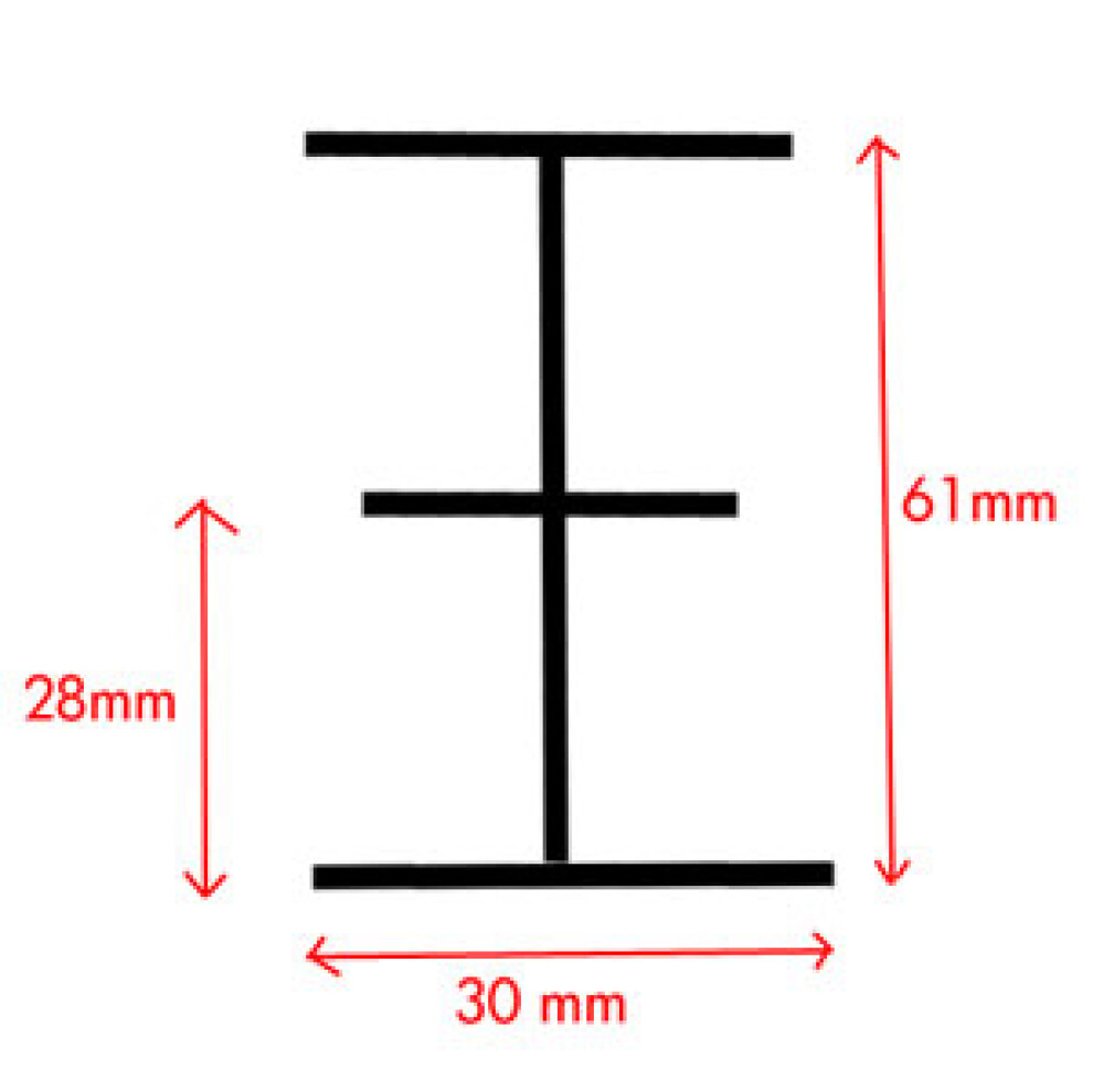 Linkstar Extension Set for Ceiling Rail System from 3x3 m to 4x6 m