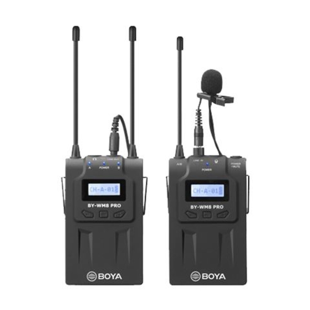 Boya UHF Dual Lavalier Microphone Wireless BY-WM8 Pro-K1