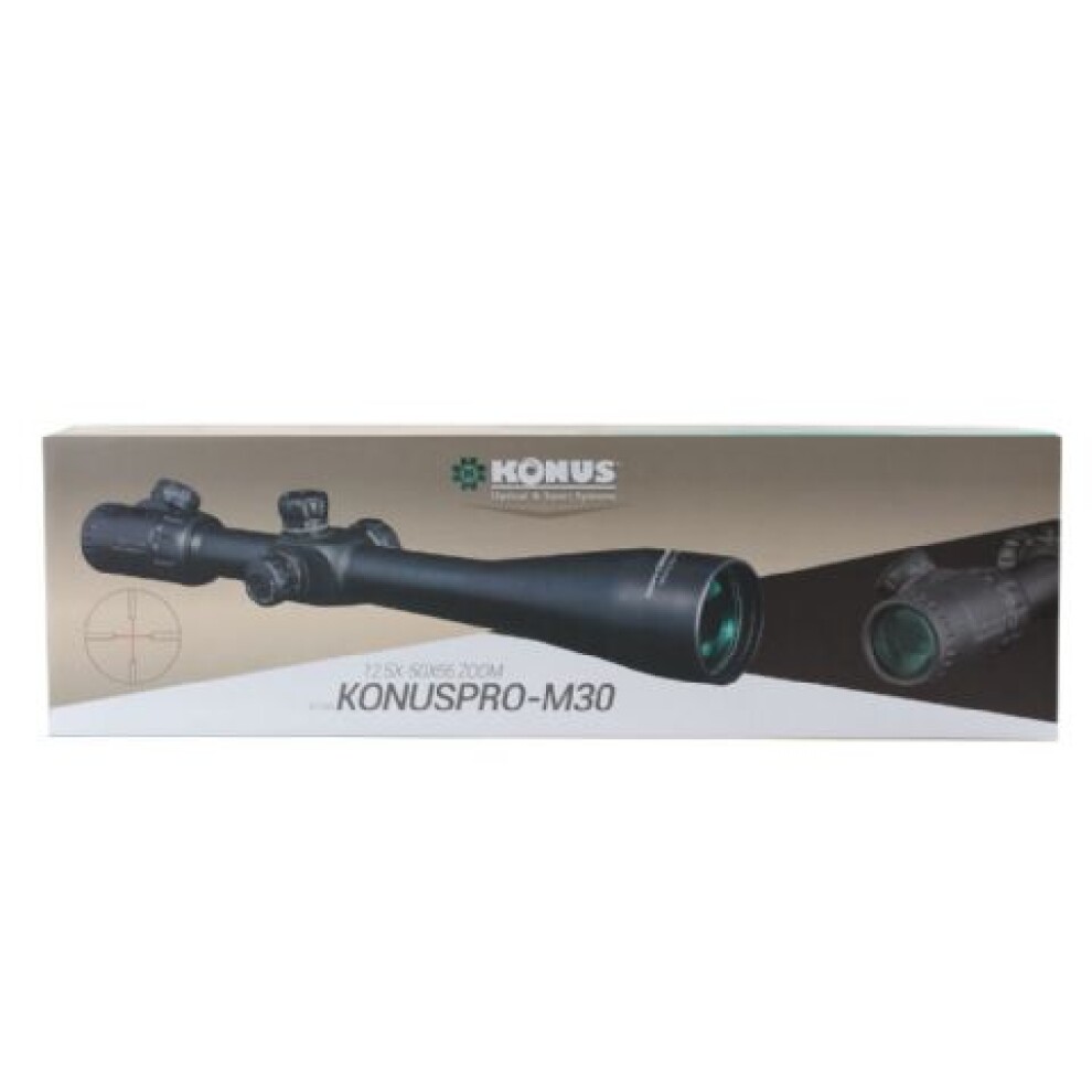 Konus Rifle Scope Konuspro-M30 12,5-50x56 With Illuminated Reticle