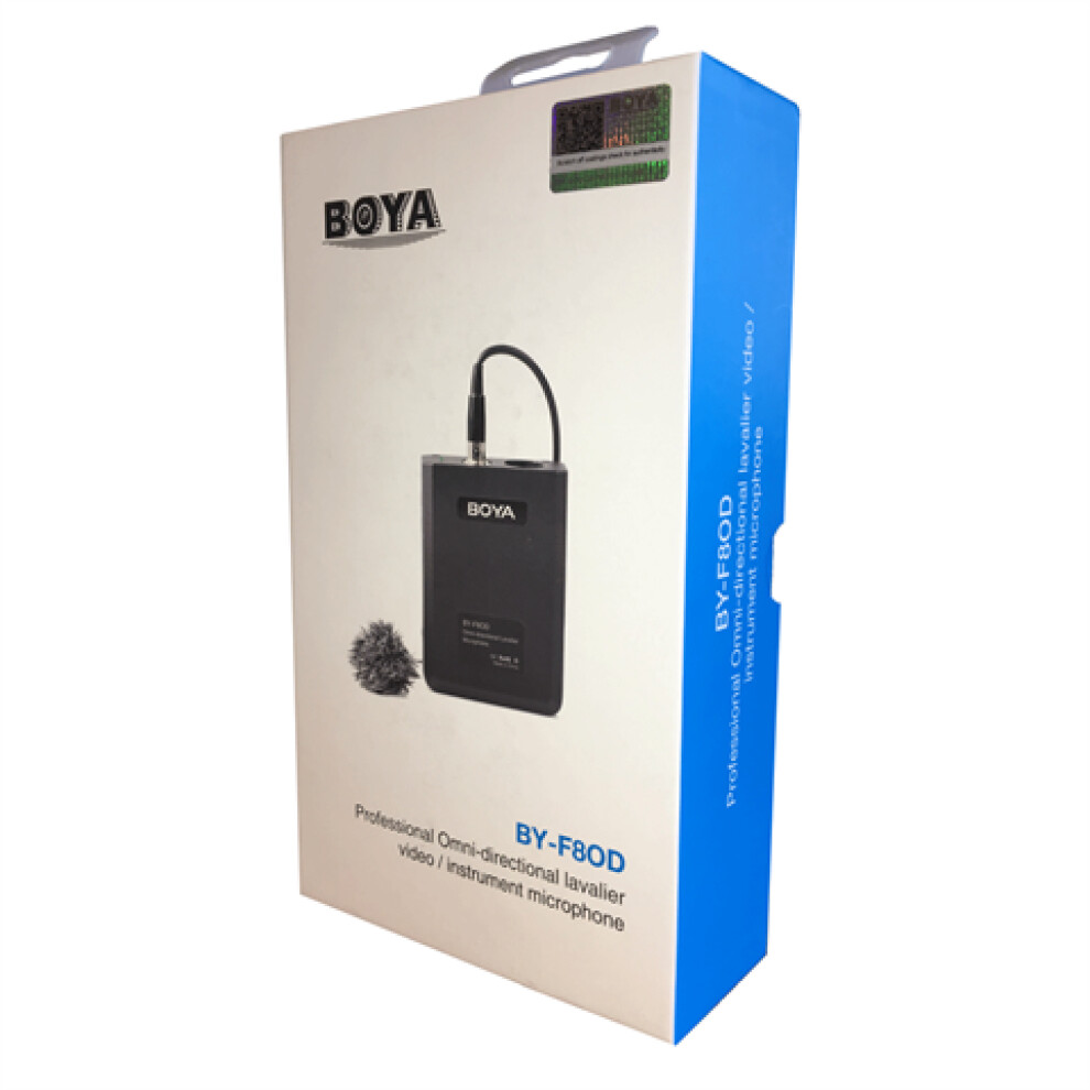 Boya Professional Lavalier Microphone BY-F8OD Omni-Directional