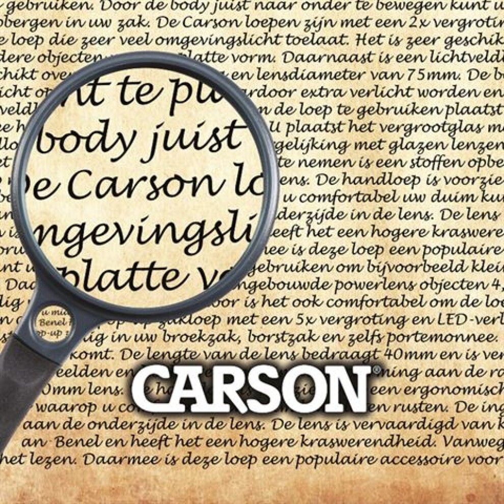 Carson Magnifiers Starter set with Free Counter Display
