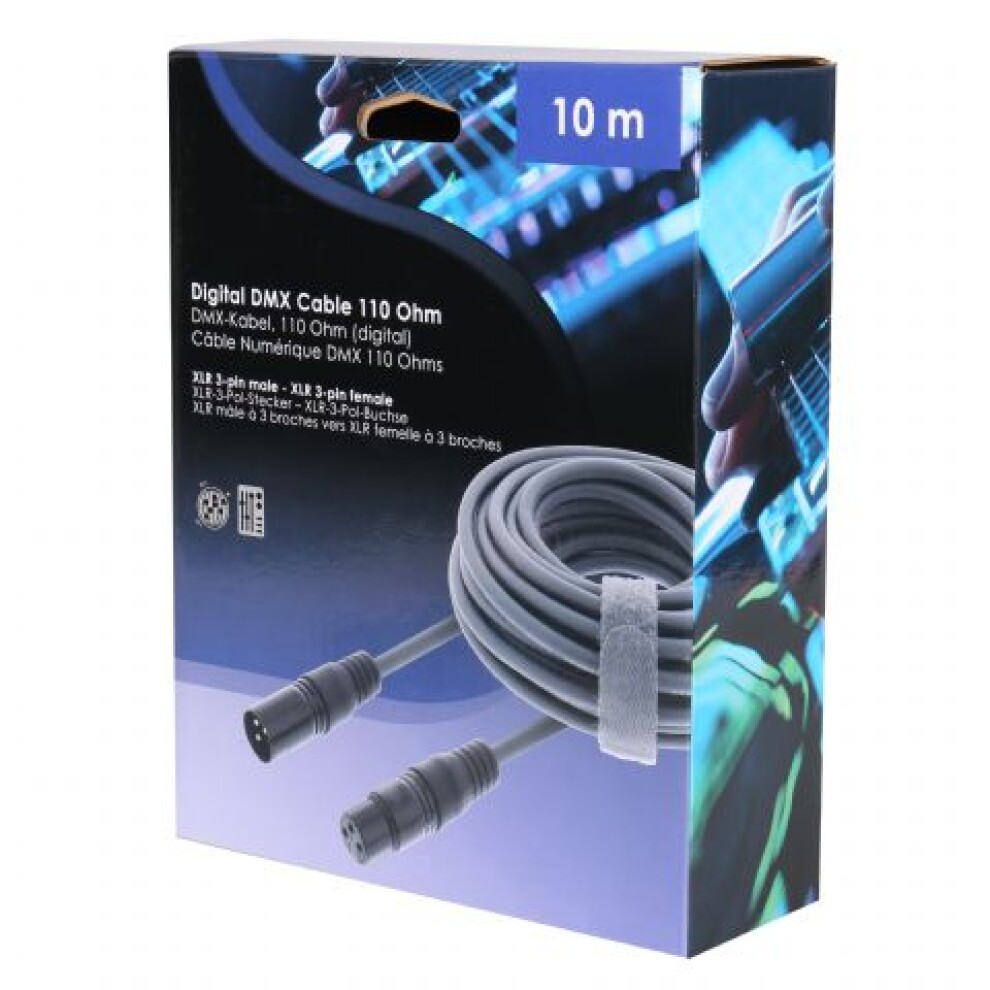 XLR Cable 3-Pin XLR Male to Fema 10m