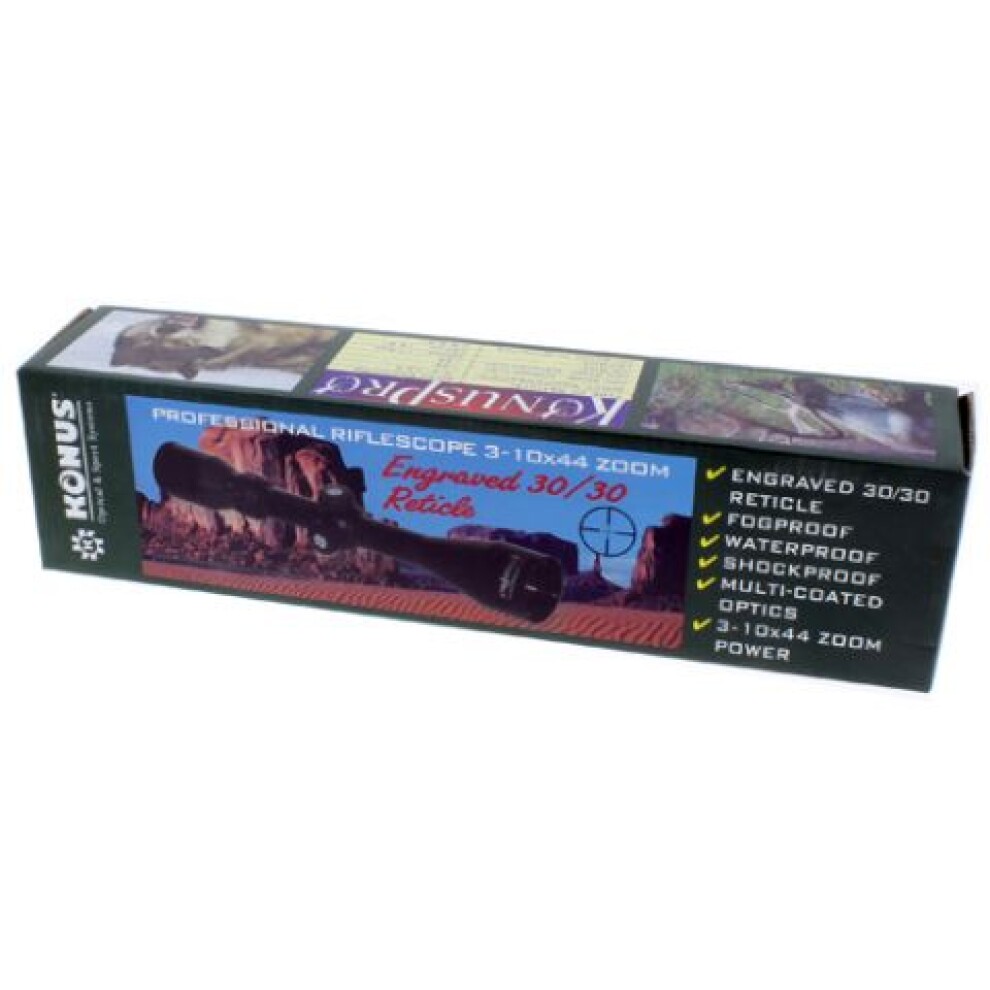 Konus Rifle Scope Konuspro 3-10x44
