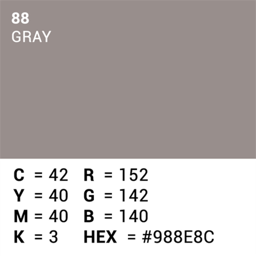 Superior Background Paper 88 Grey 3.56 x 15m