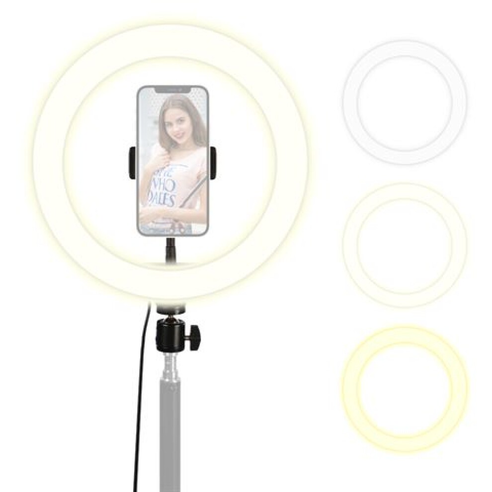Кольцевая двухцветная USB LED лампа StudioKing 10 W