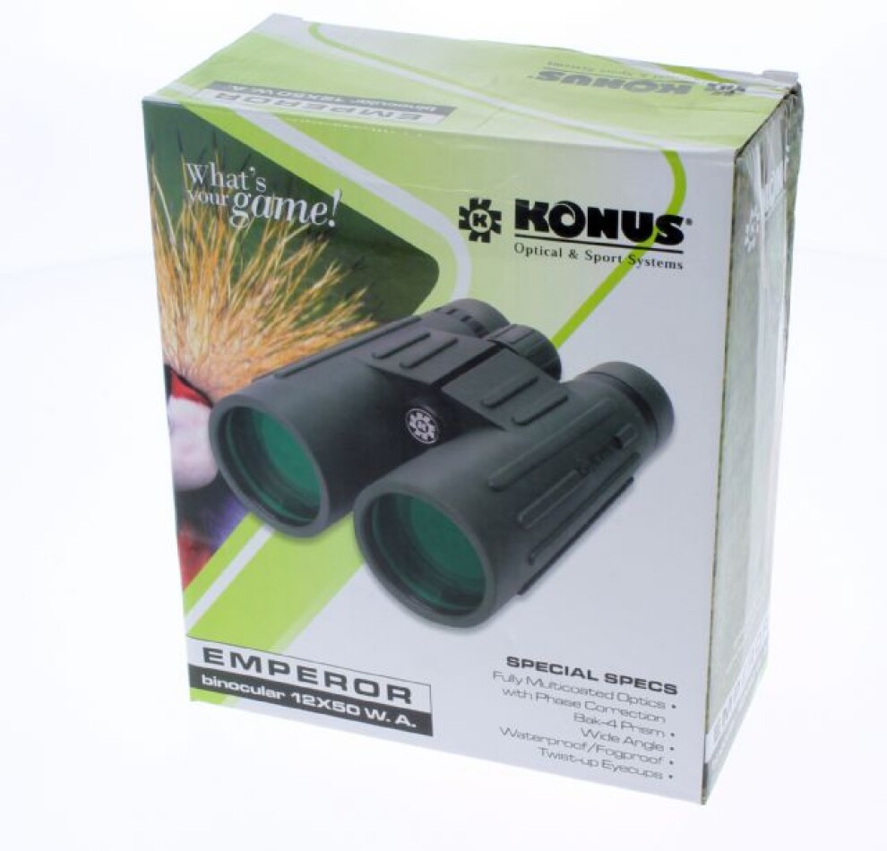 Konus Binocular Emperor 12x50 WP/WA met Phasecoating