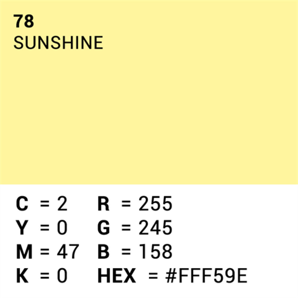 Superior Background Paper 78 Sunshine 1.35 x 11m