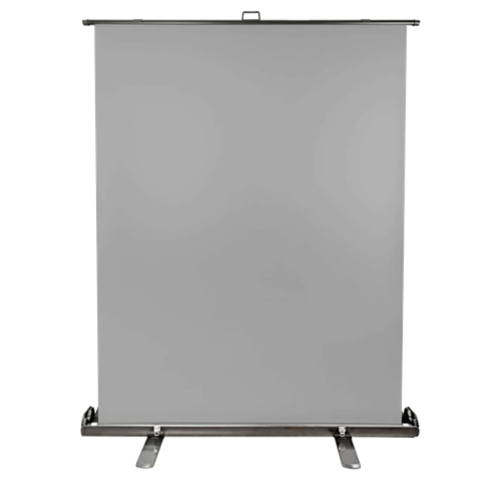 StudioKing Roll-Up Background Screen FB-150200FGR 150x200 cm Grey