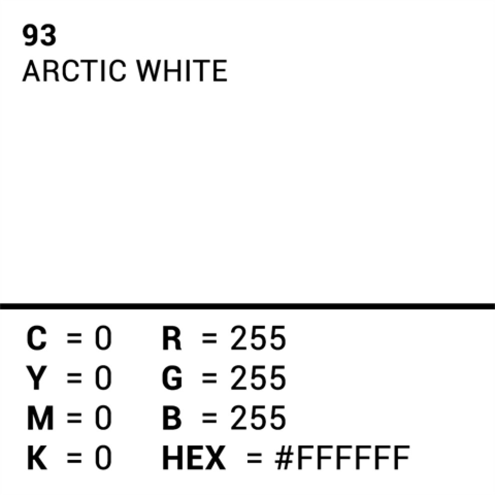 Photo background paper Superior 93, 1.35x11 m, arctic white