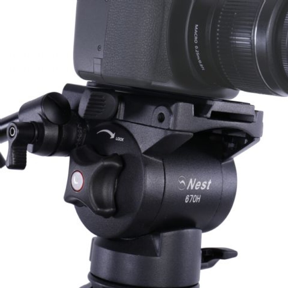 Nest Video Tripod NT-670 + Fluid Damped Pan Head