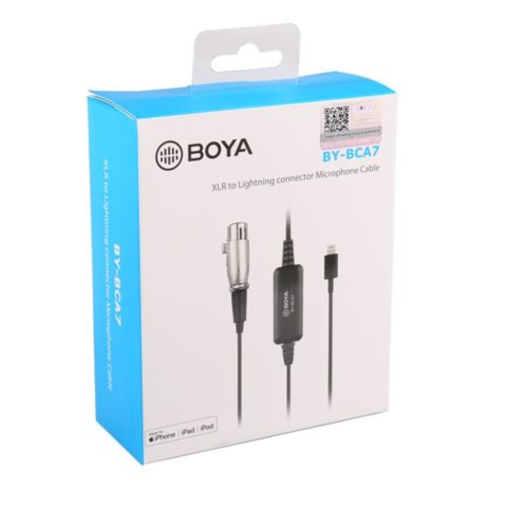 Boya XLR to Lightning Adapter BY-BCA7
