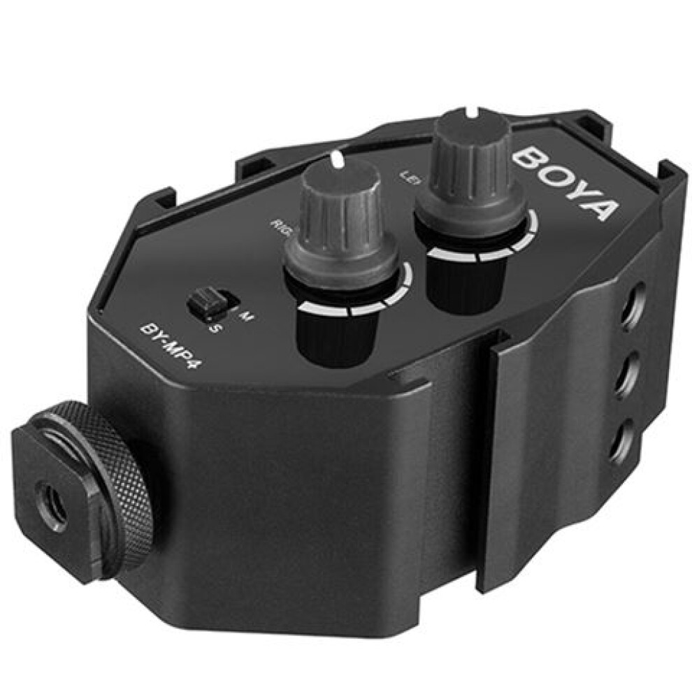 Boya Audio Adapter BY-MP4 for Smartphone, DSLR Cameras, Camcorders