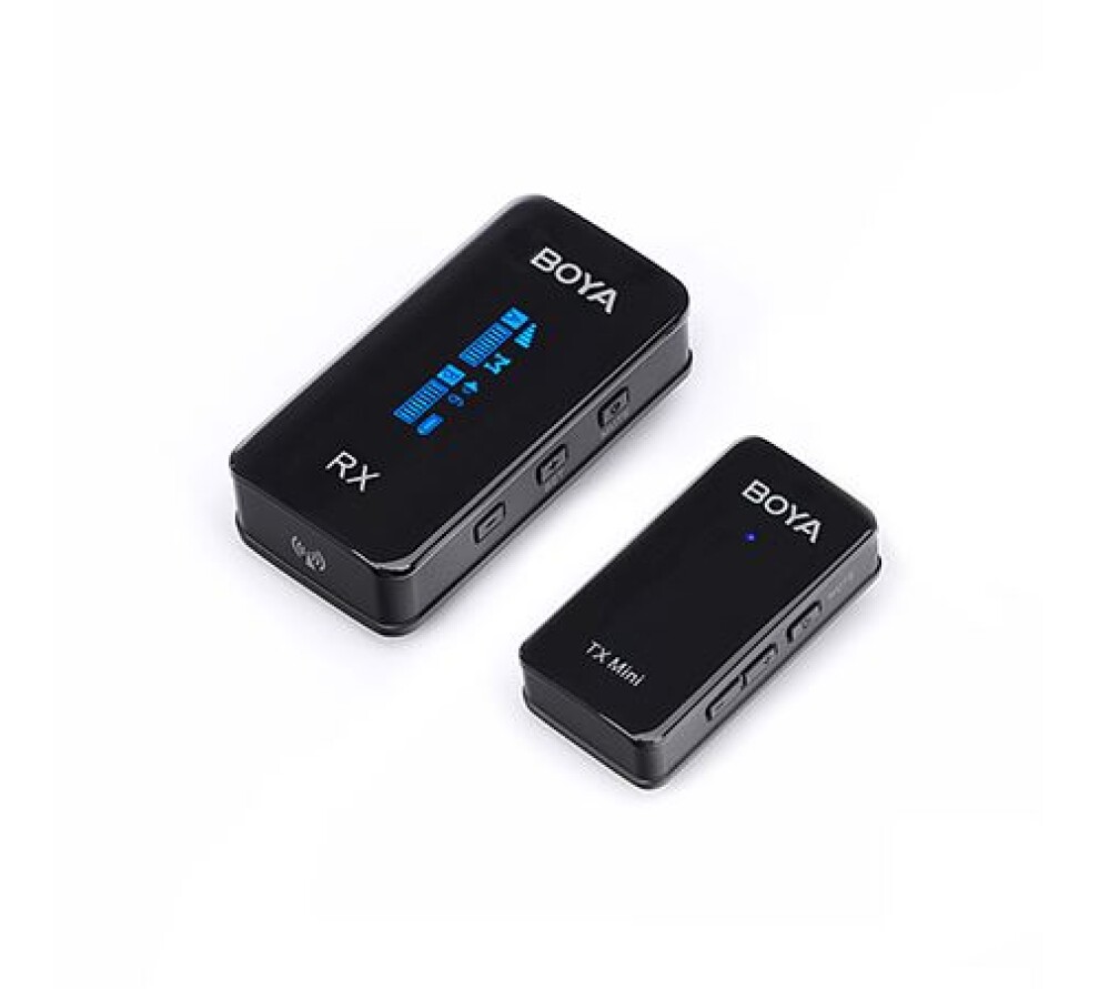 Boya Ultra Compact Dual-Channel Wireless Microphone BY-XM6-S1 Mini