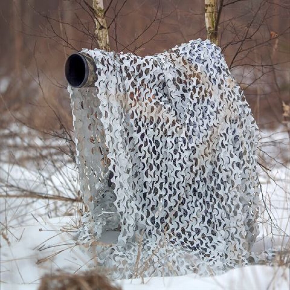 Buteo Photo Gear 3D leafs Camouflage Net Snow 1.5x3 m