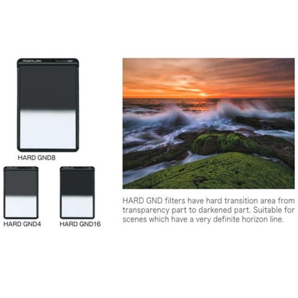 Marumi Magnetic Gradual Grey Filter Hard GND8 100x150 mm