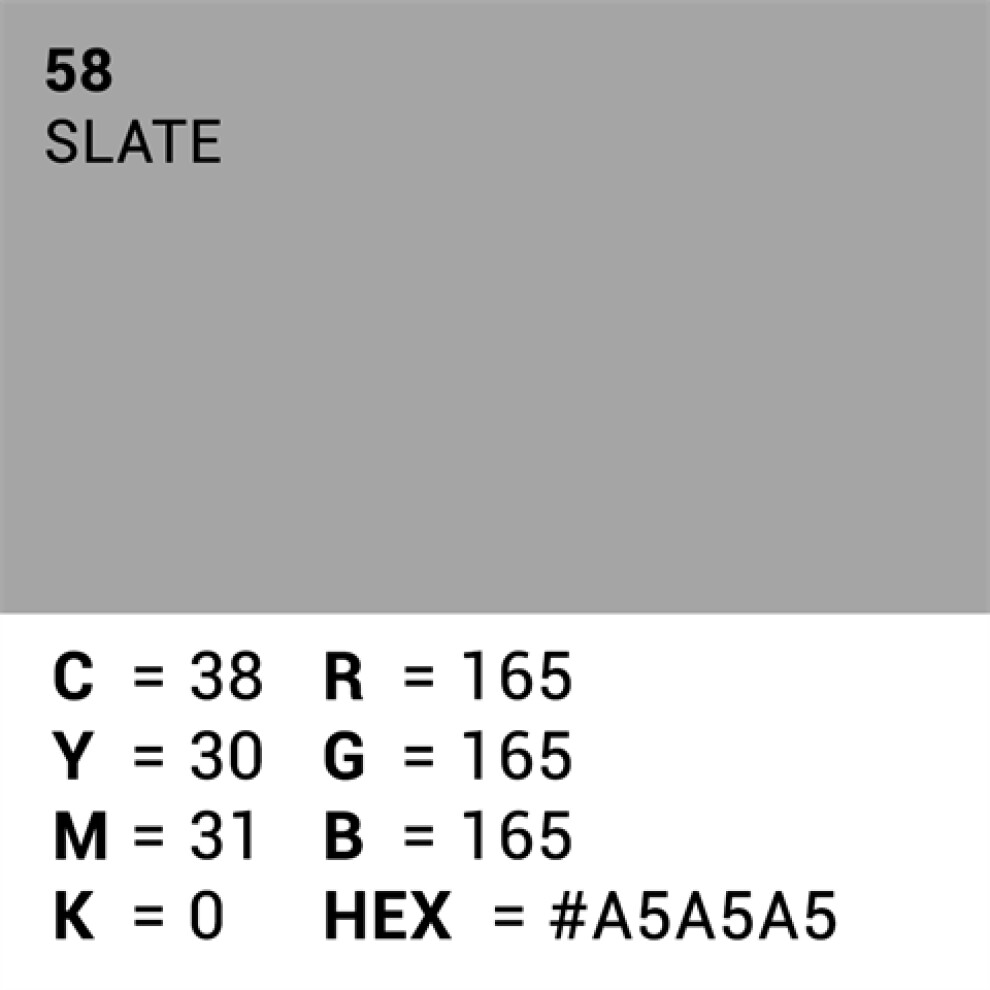 Photo background paper Superior, 2.72x11 m, slate grey