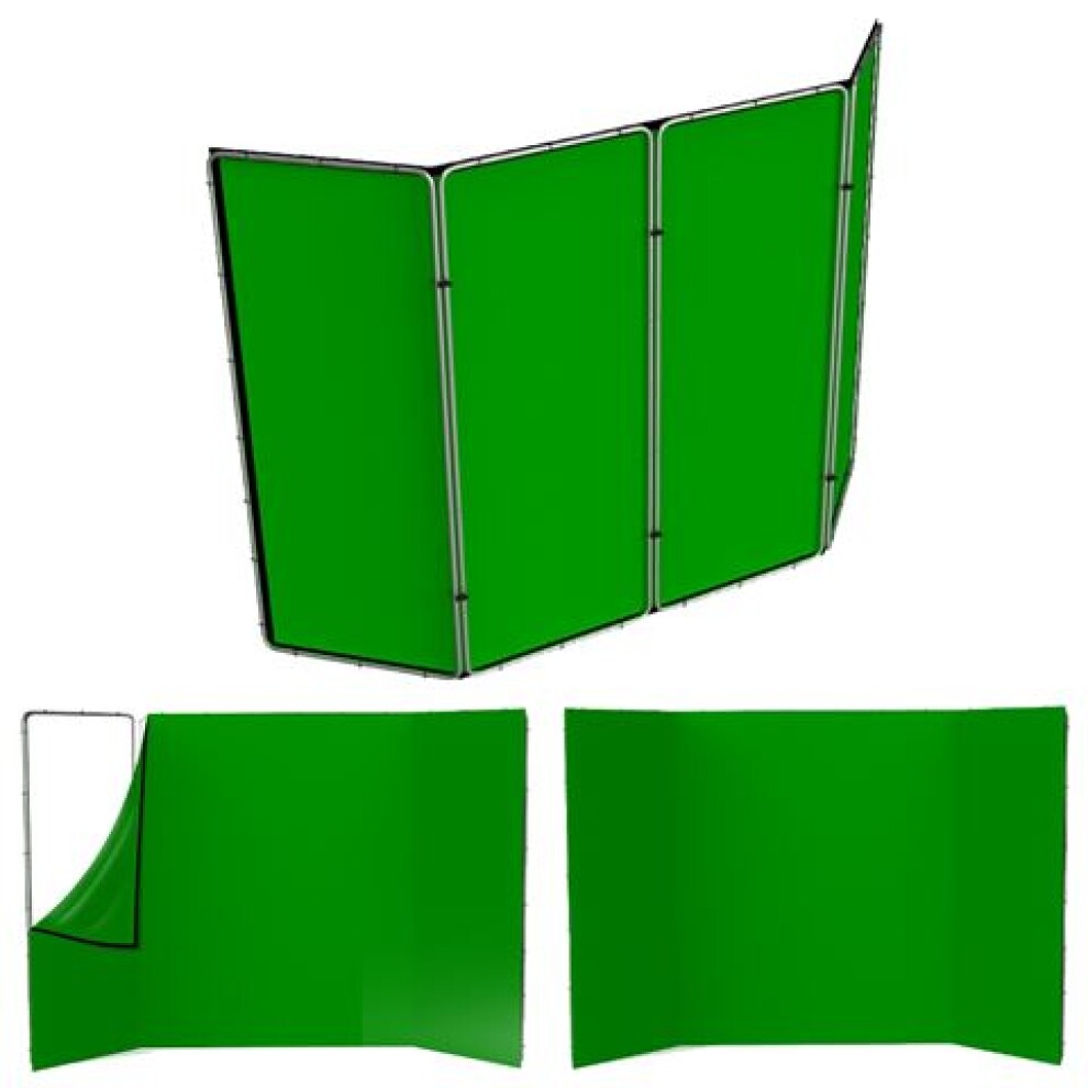 StudioKing Panoramic Background Green Screen FSF-240400PT 240x400 cm