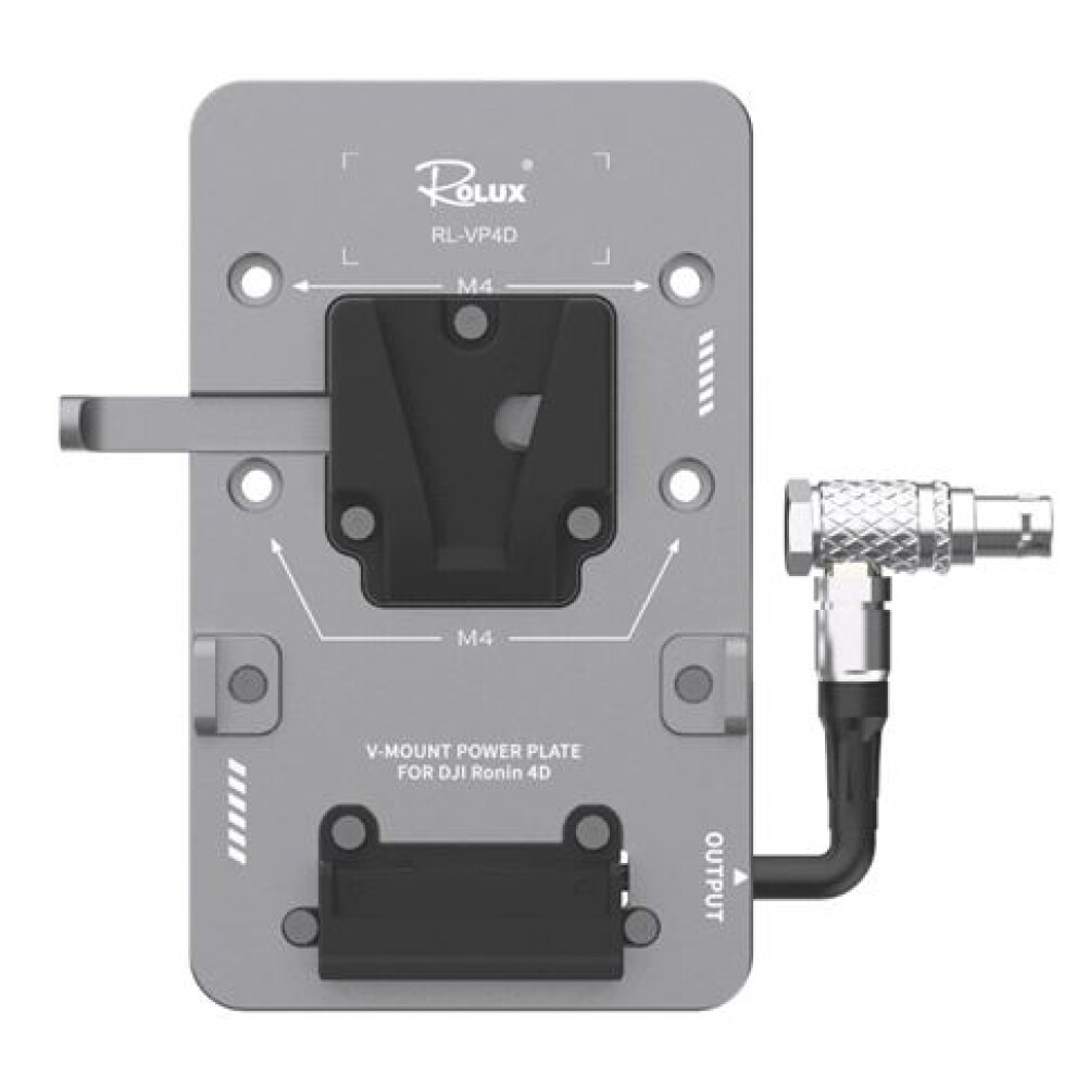 Rolux V-Mount Battery Plate RL-VP4D for DJI Ronin 4D