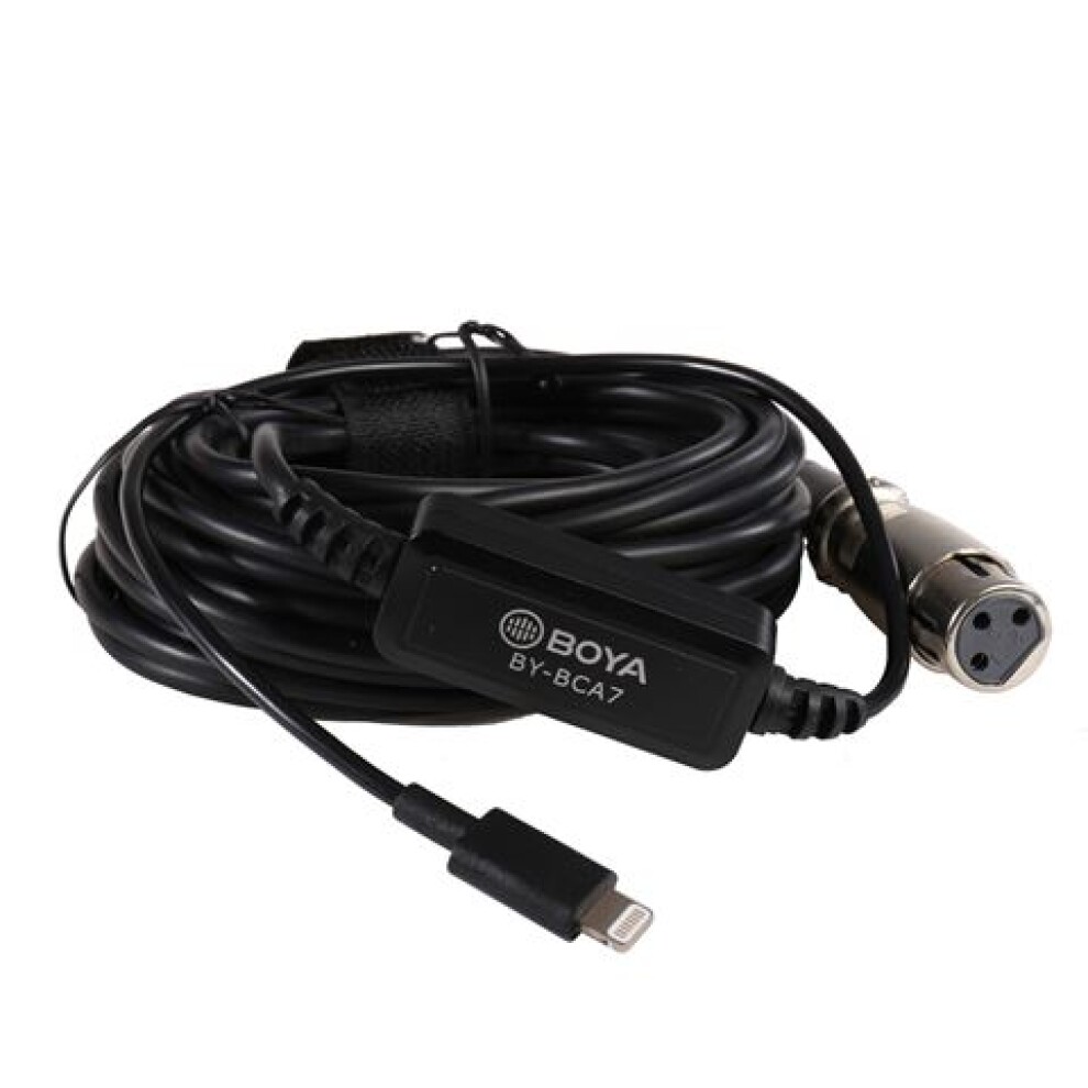 Boya XLR to Lightning Adapter BY-BCA7