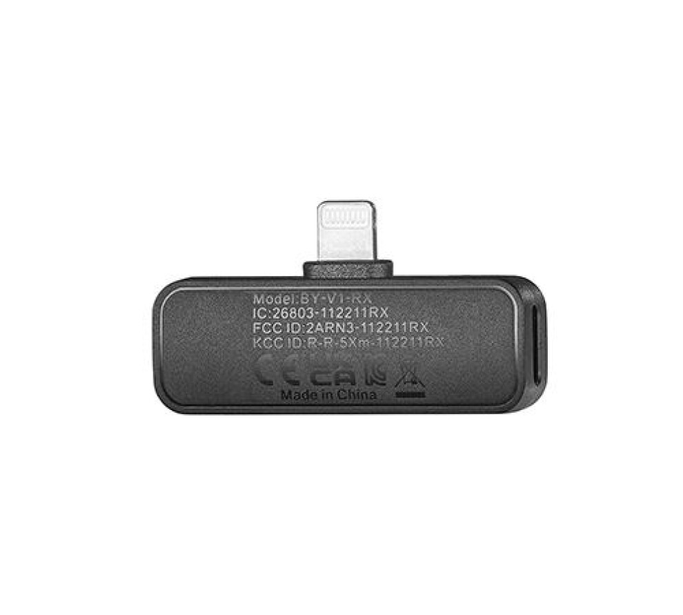Boya Ultra Compact Wireless Microphone BY-V1 for iOS
