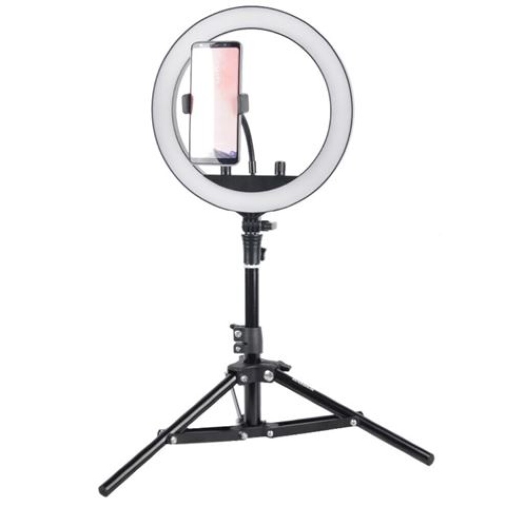 Кольцевая двухцветная USB LED лампа StudioKing 10 W + Штатив