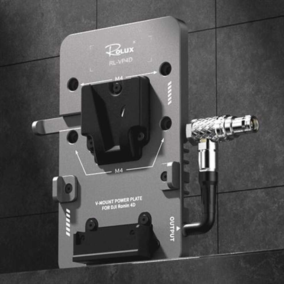 Rolux V-Mount Battery Plate RL-VP4D for DJI Ronin 4D
