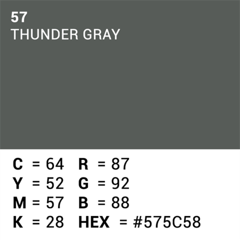 Photo background paper Superior, 1.35x11 m, thunder grey